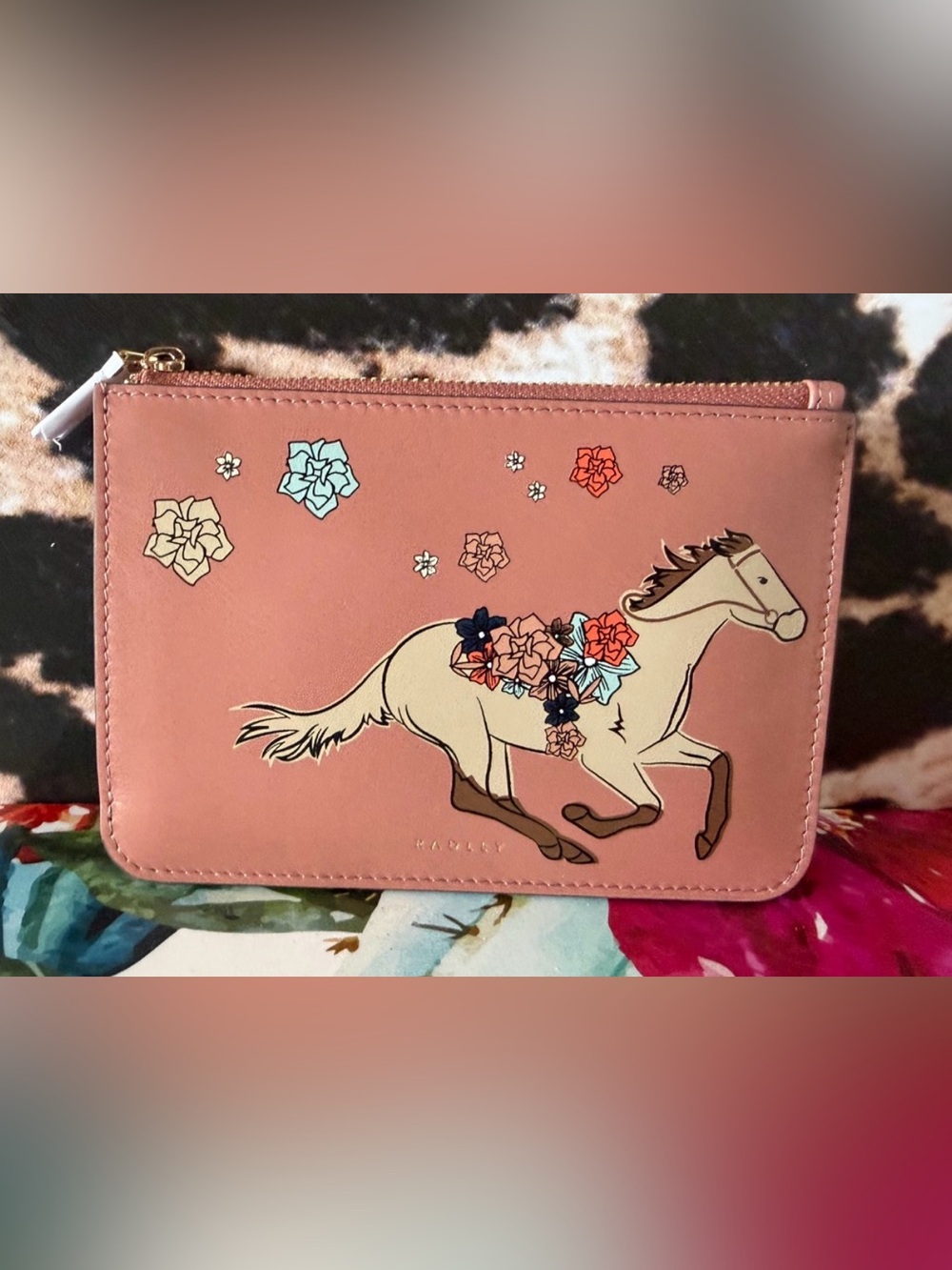 Radey London Kentucky Derby ZipTop Coin Wallet FIRM
